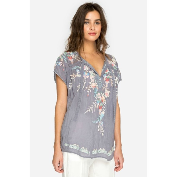 Johnny Was Dreaming Floral Embroidered Blouse - Picture 2 of 7